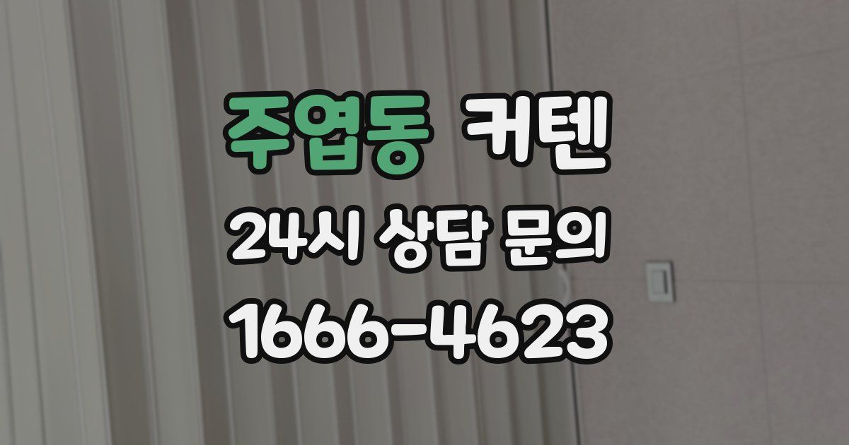 주엽동 커텐