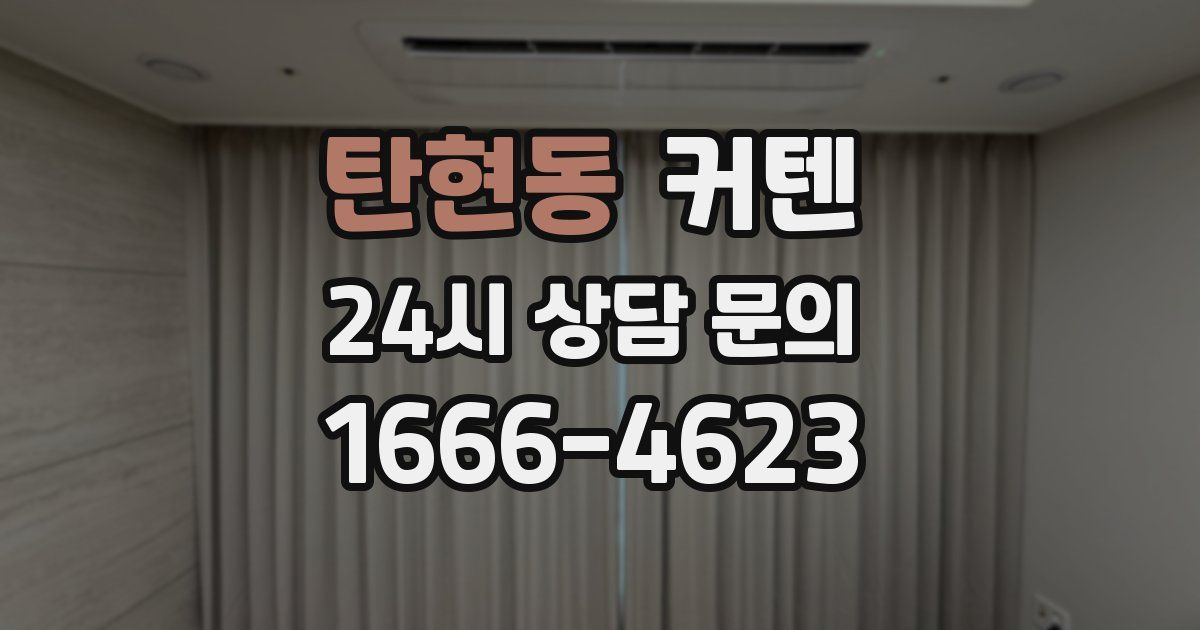 탄현동 커텐