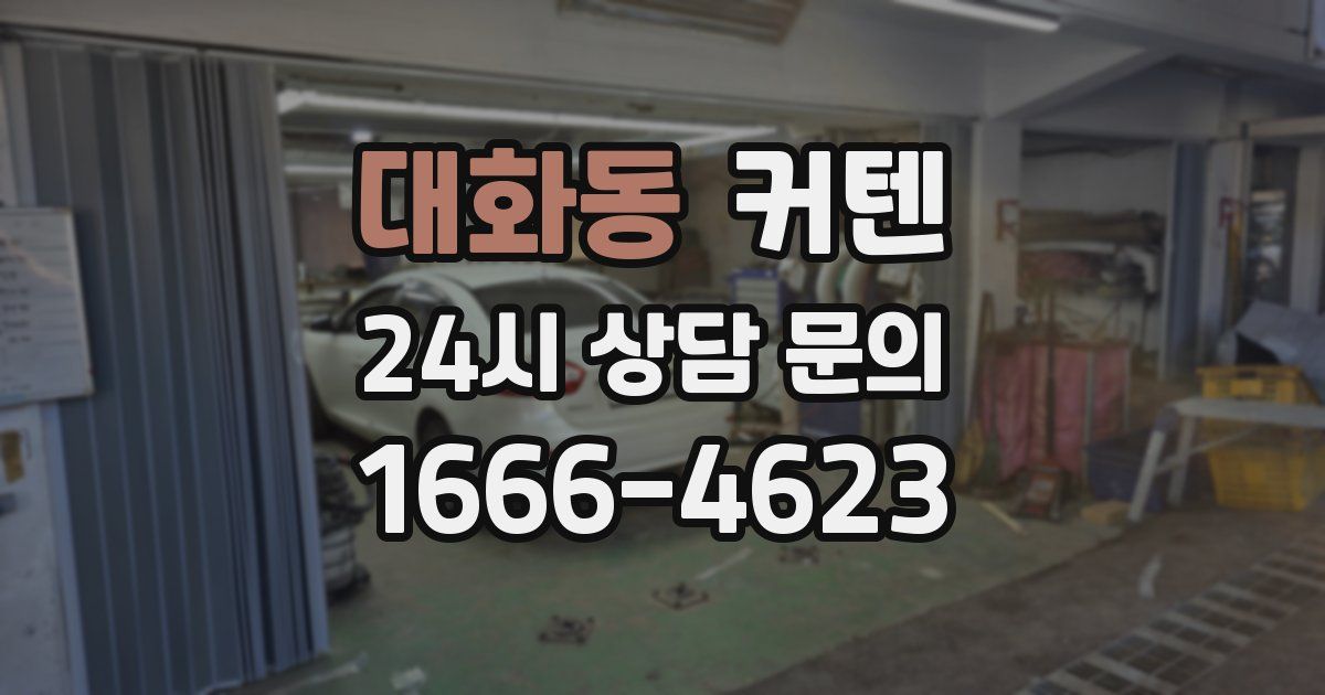 대화동 커텐