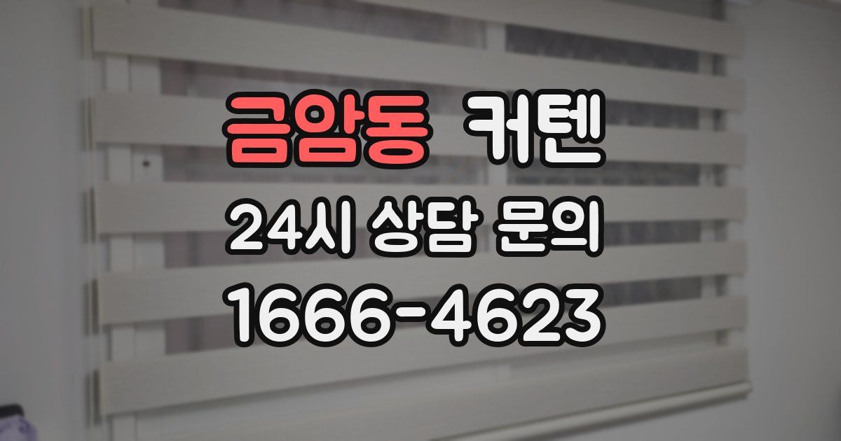 금암동 커텐