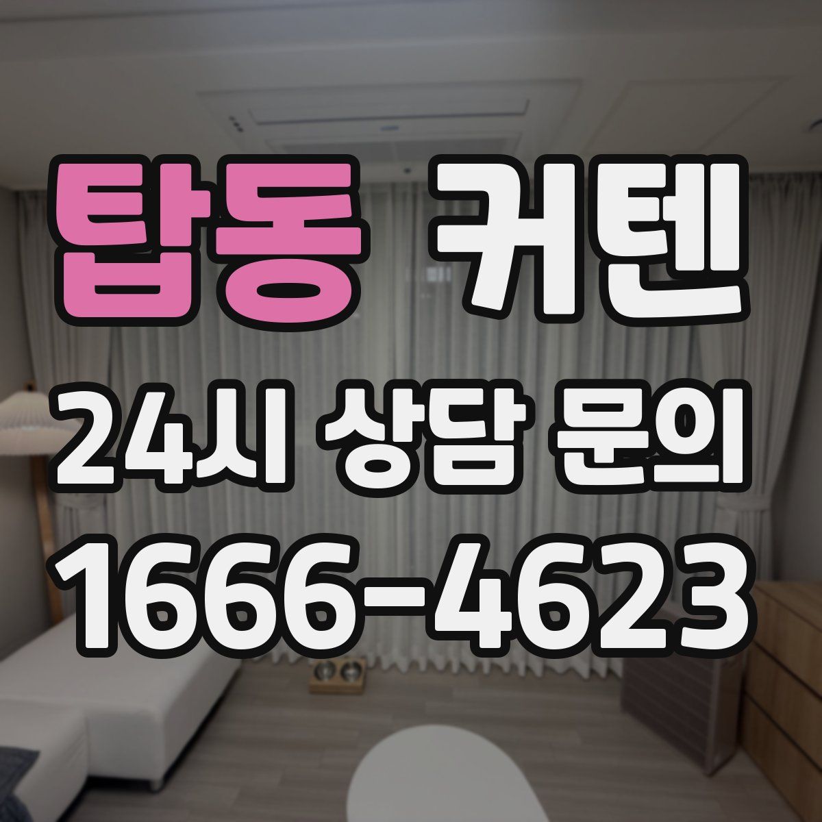 탑동 커텐