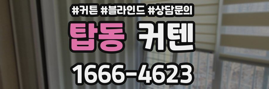 탑동 커텐