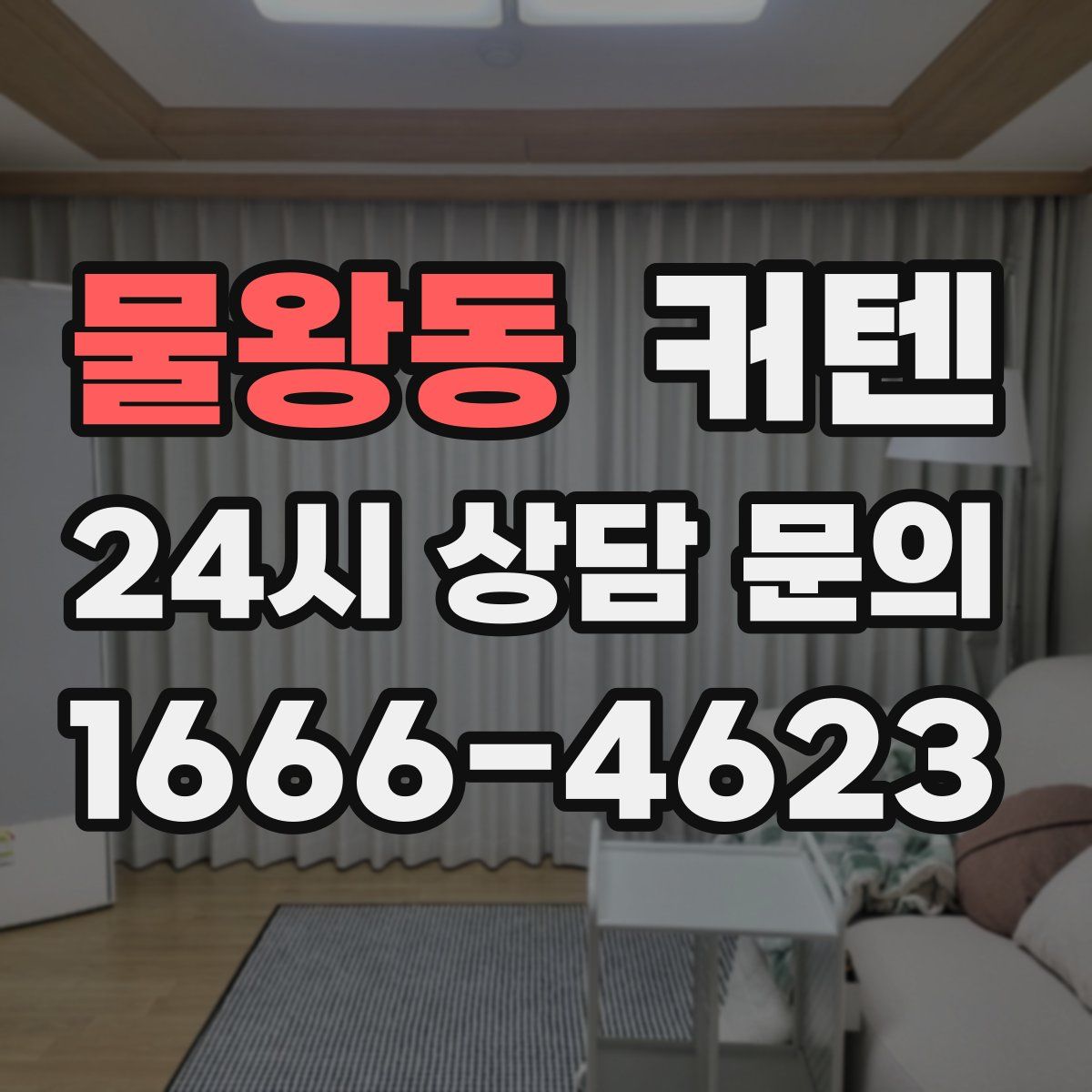 물왕동 커텐