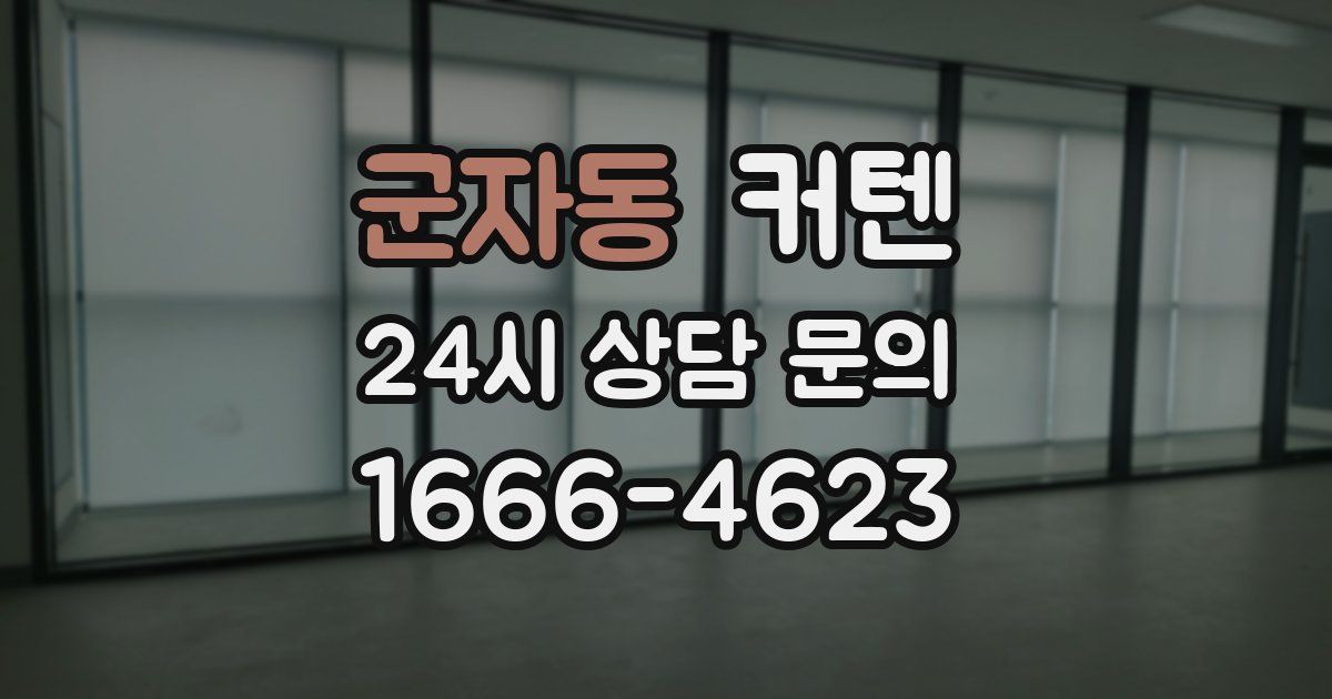 군자동 커텐