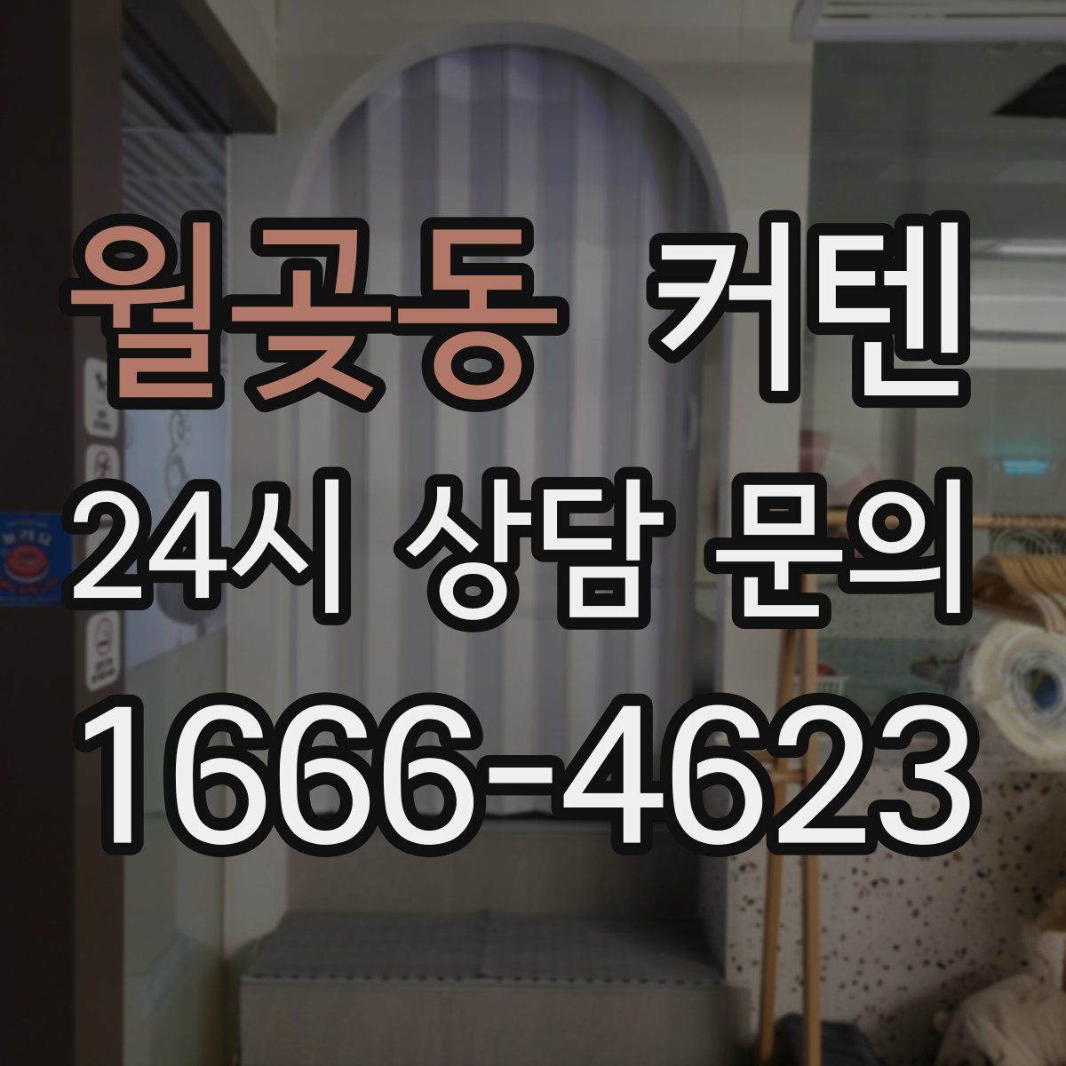 월곶동 커텐
