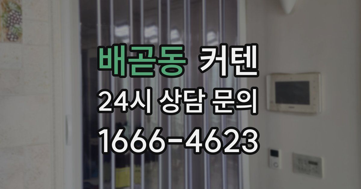 배곧동 커텐