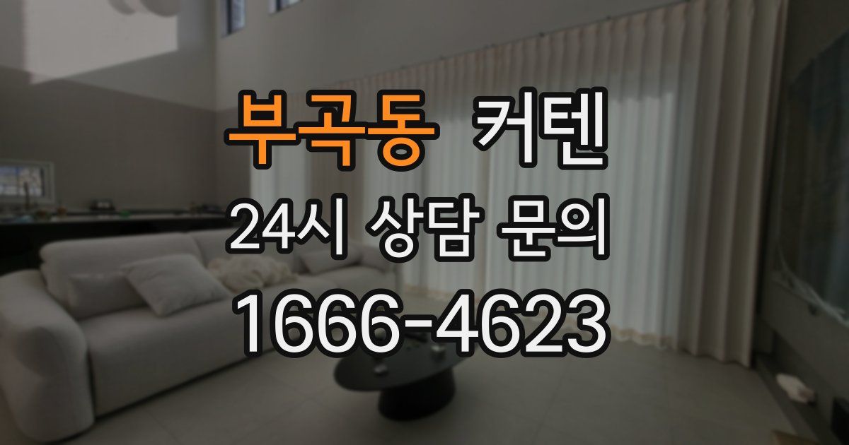 부곡동 커텐
