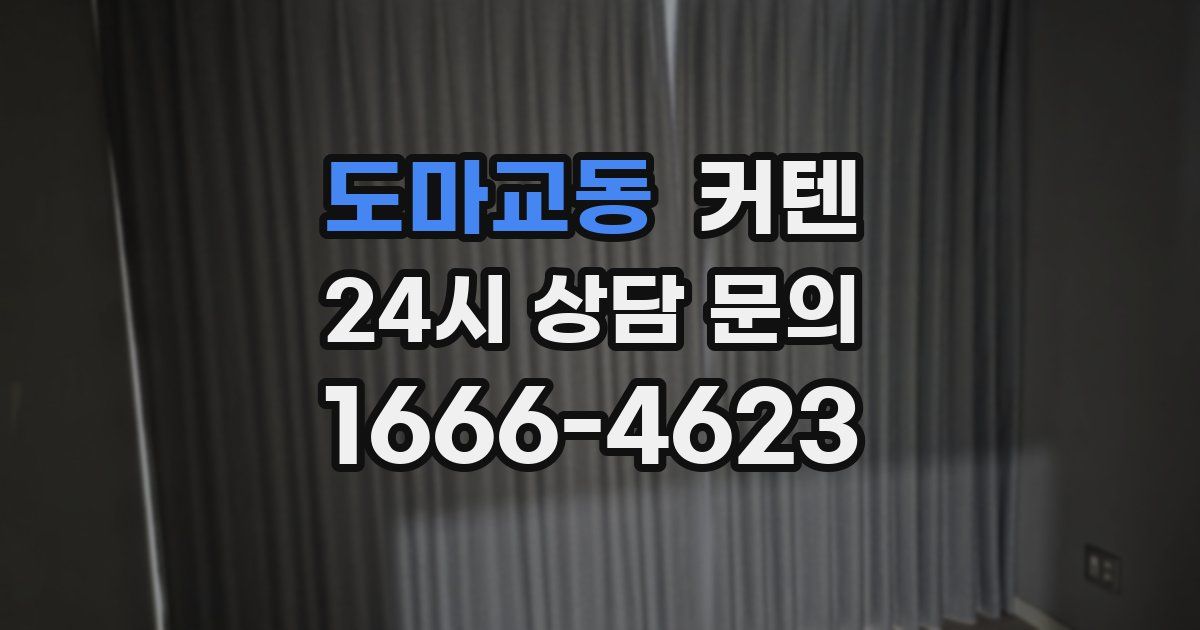 도마교동 커텐