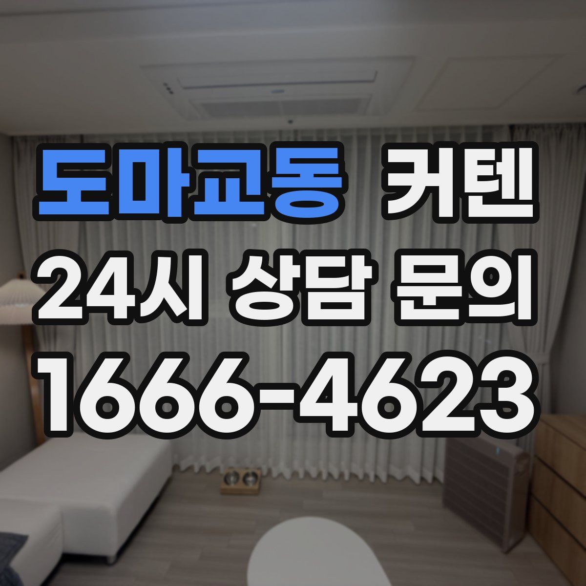 도마교동 커텐