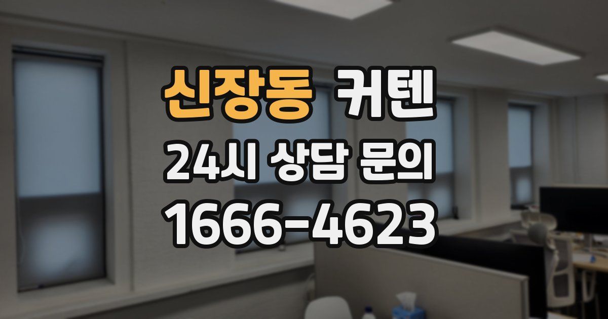 신장동 커텐