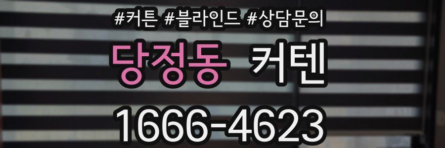 당정동 커텐