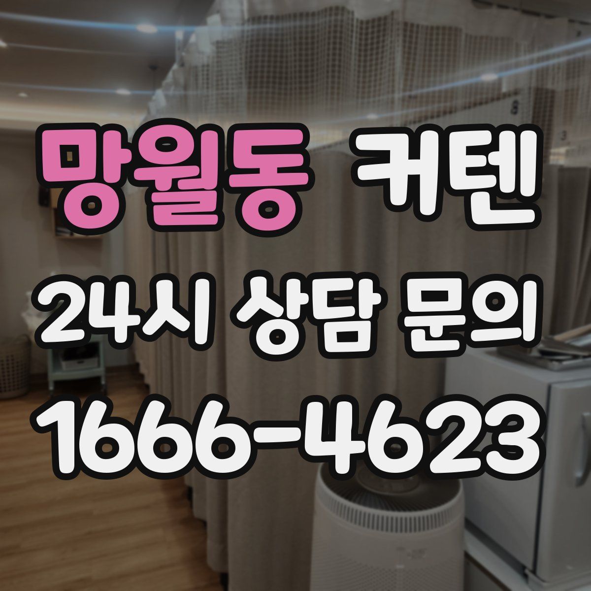 망월동 커텐