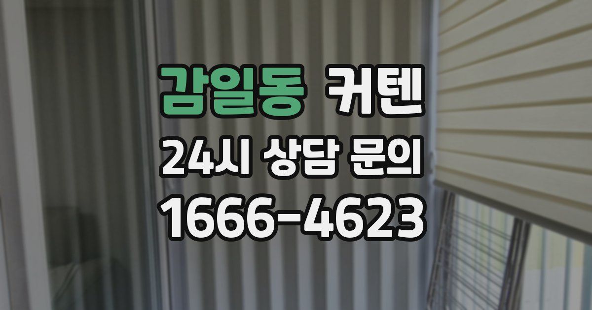 감일동 커텐