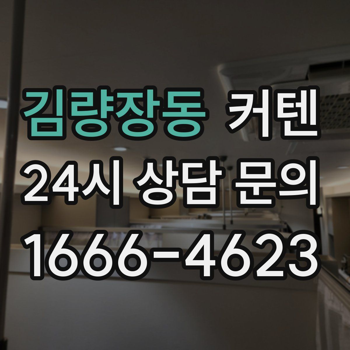 김량장동 커텐
