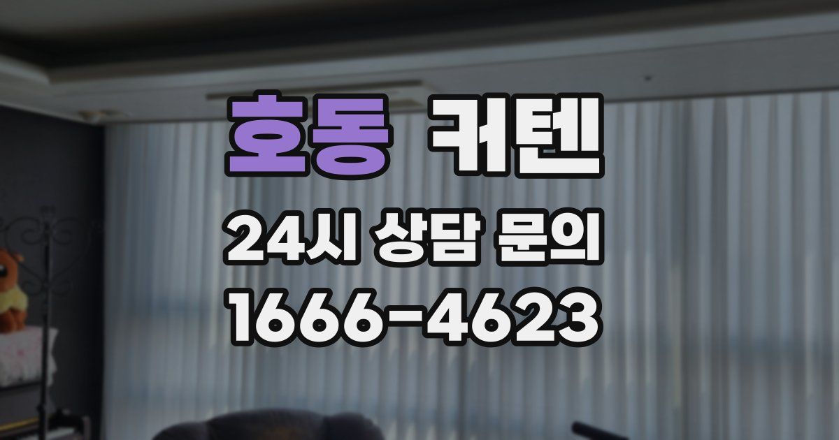 호동 커텐