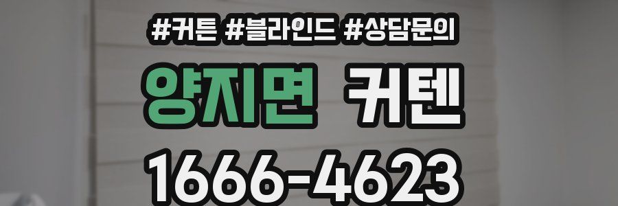 양지면 커텐