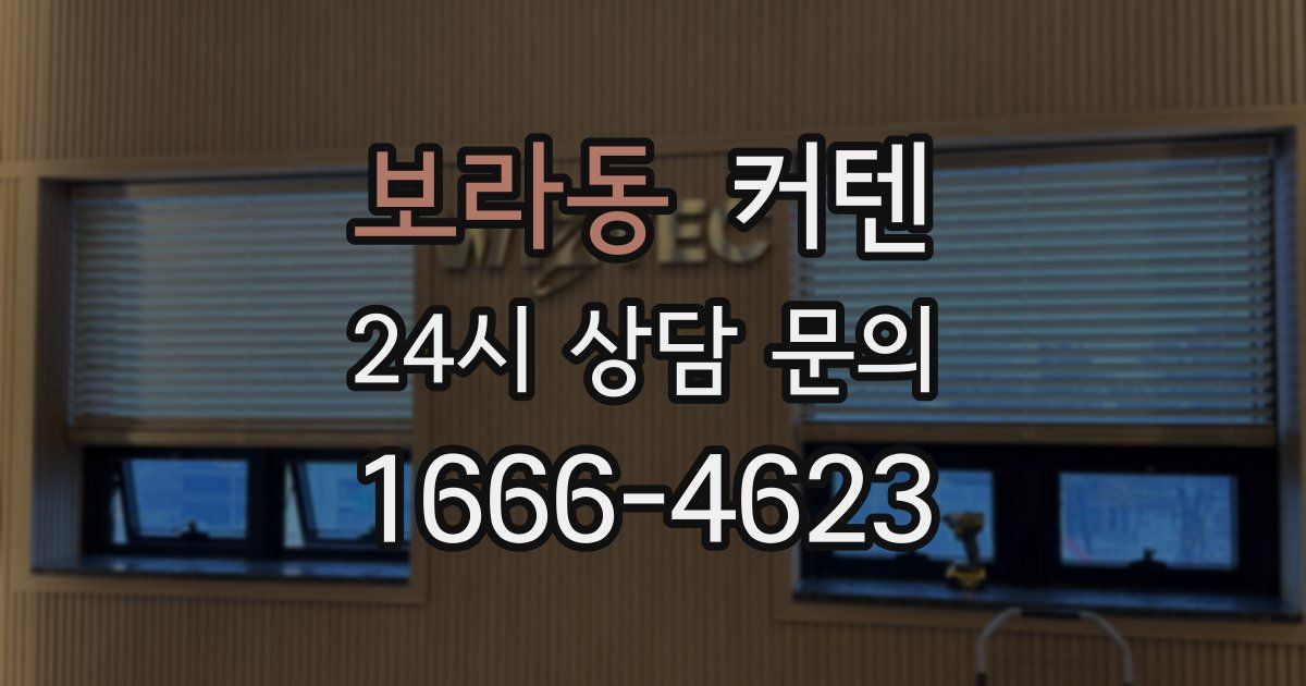 보라동 커텐