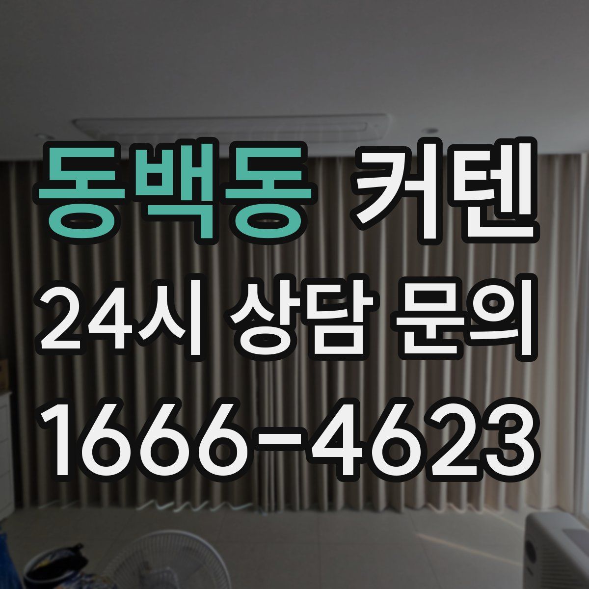 동백동 커텐