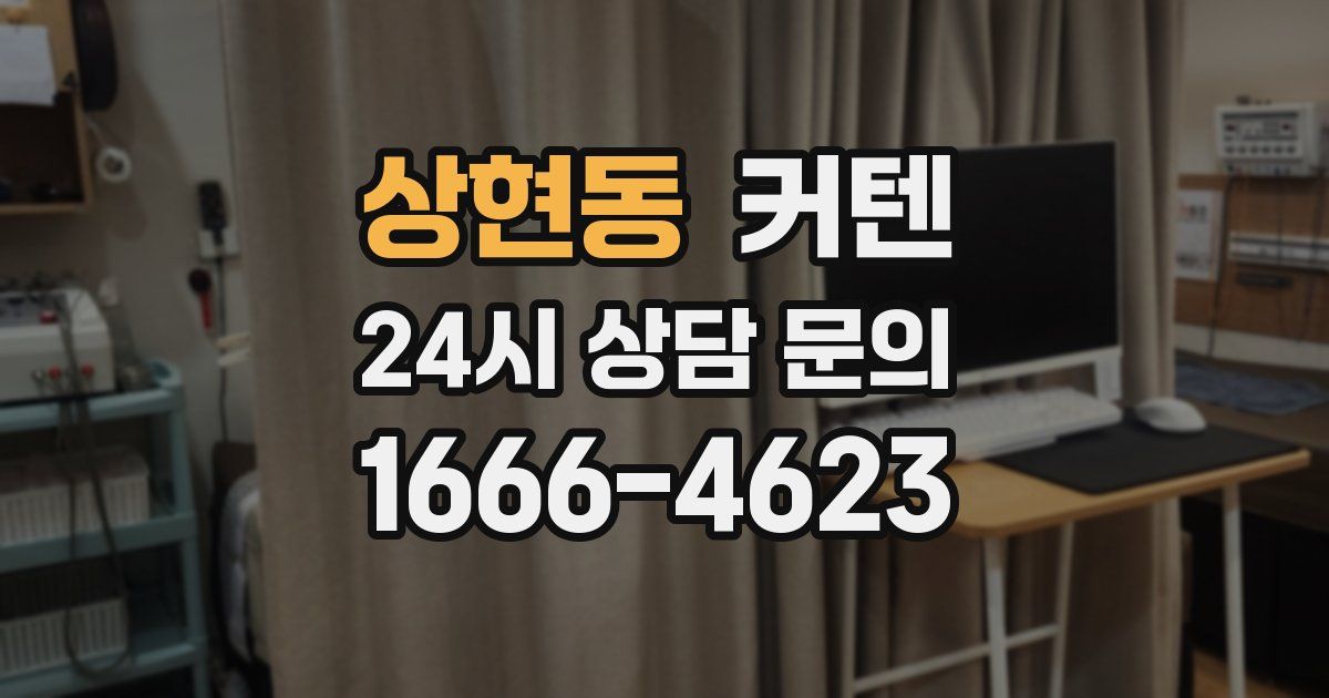 상현동 커텐