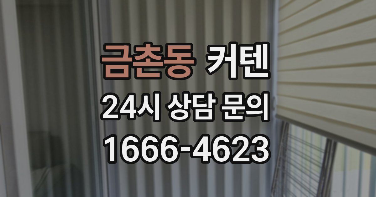 금촌동 커텐