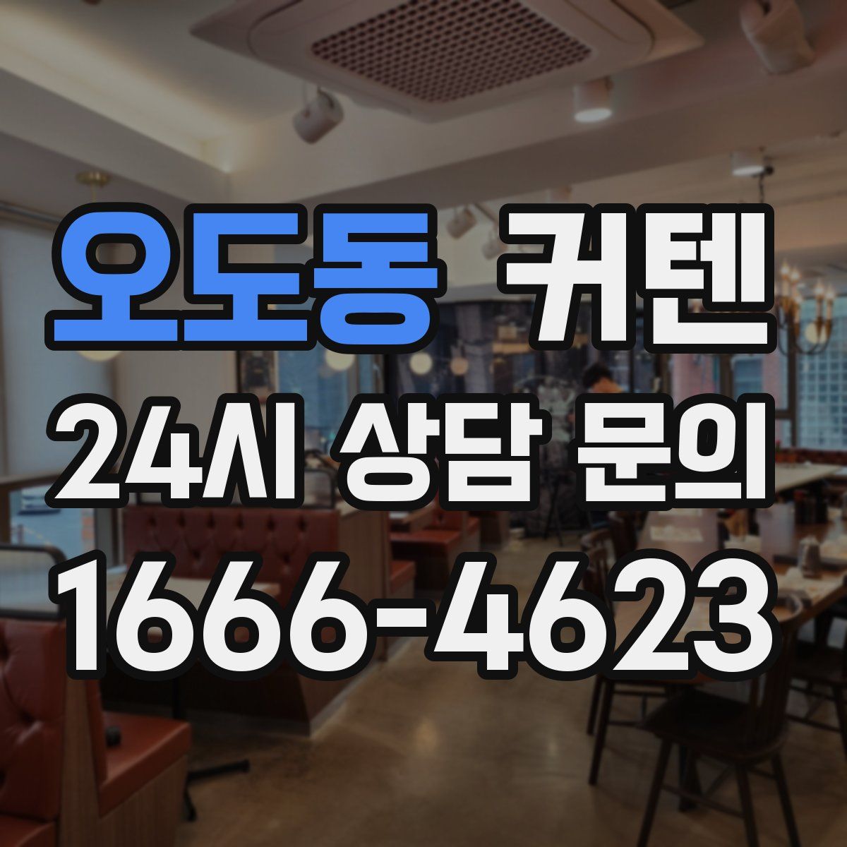 오도동 커텐