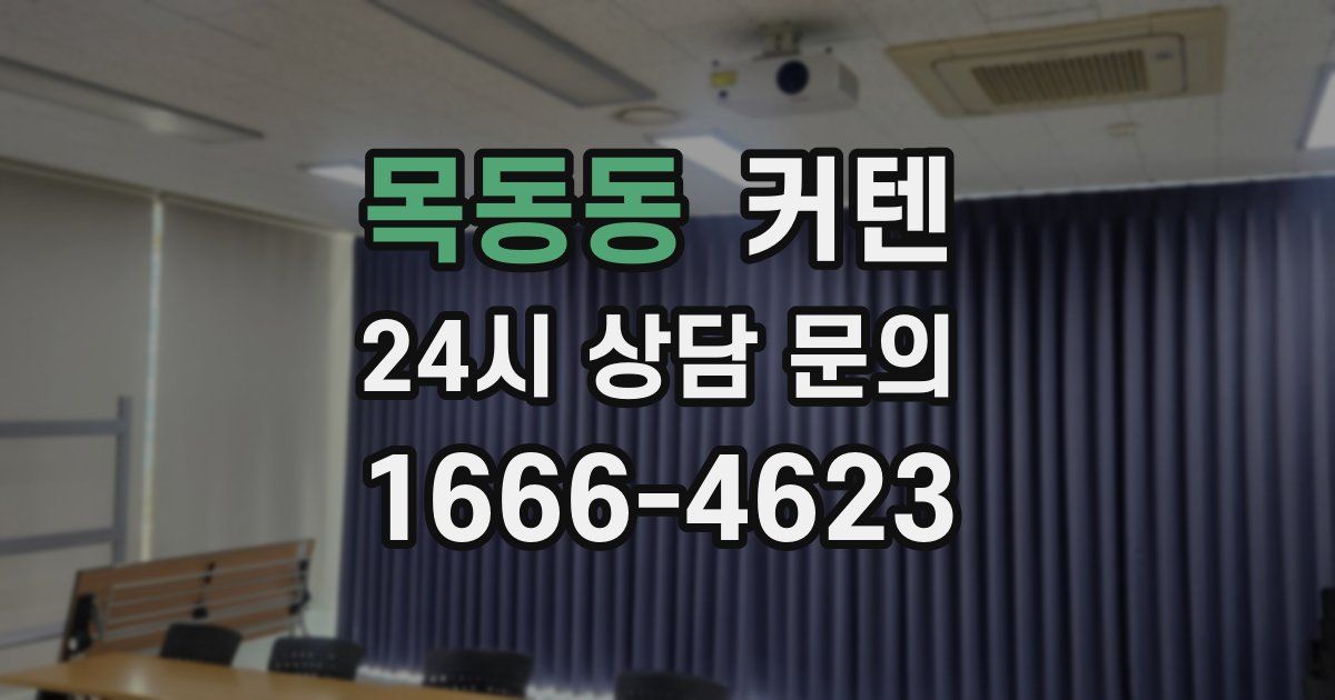 목동동 커텐