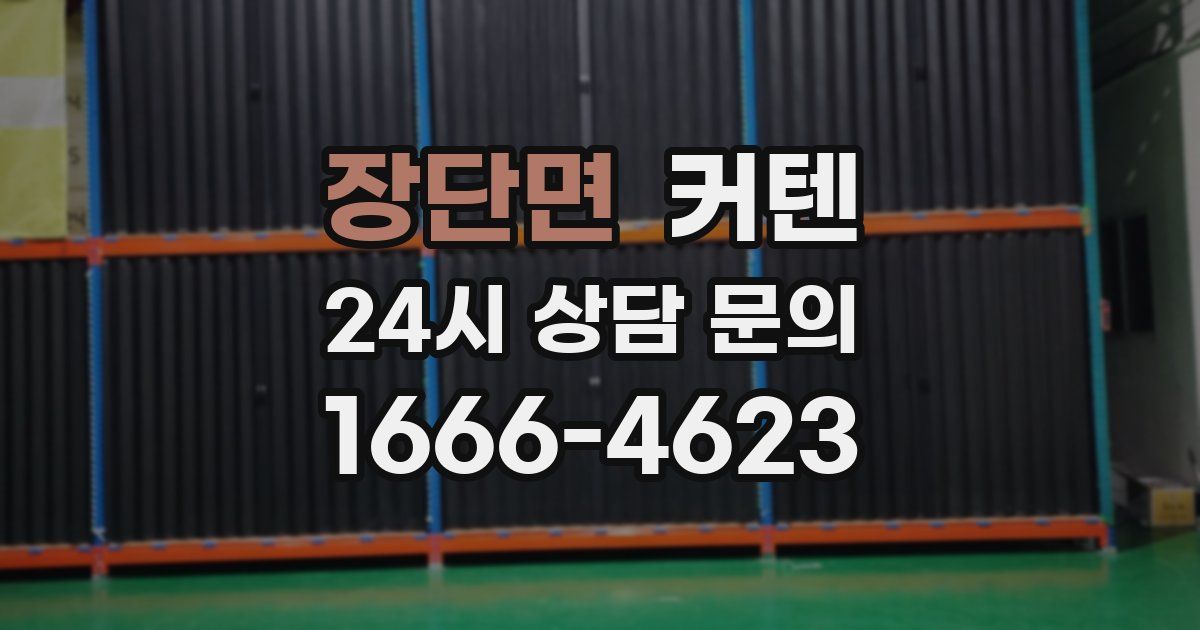 장단면 커텐