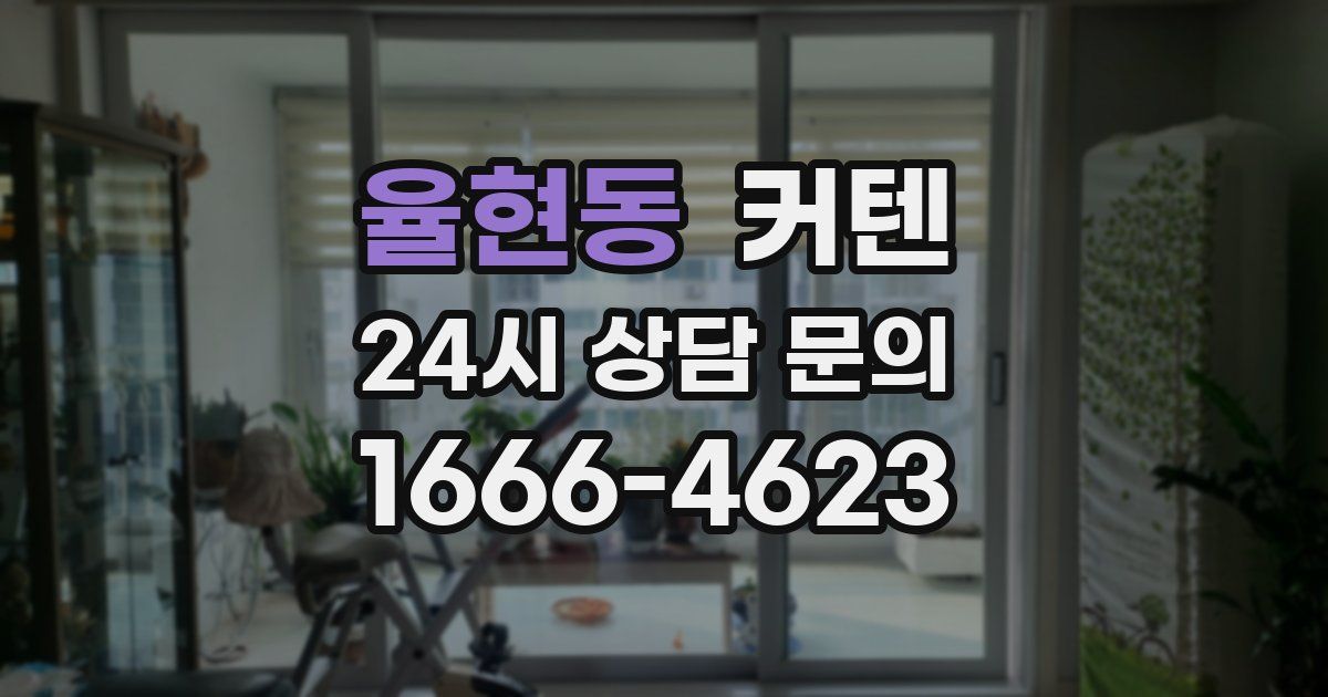 율현동 커텐
