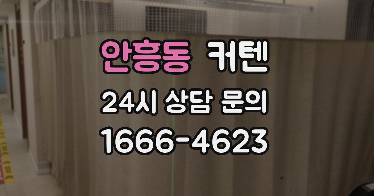 안흥동 커텐