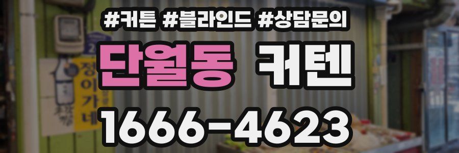 단월동 커텐