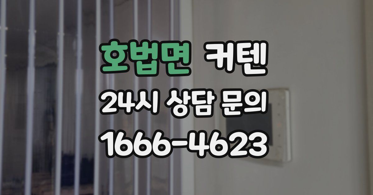 호법면 커텐