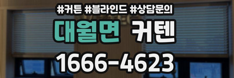 대월면 커텐