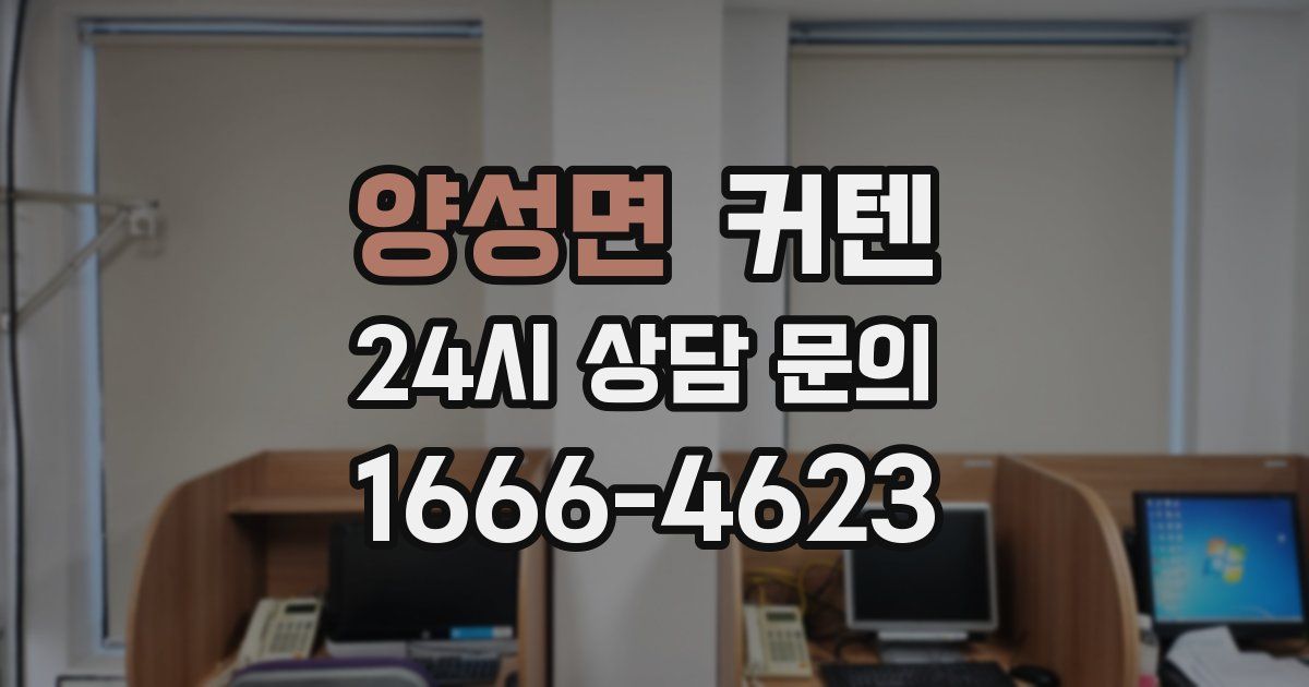 양성면 커텐