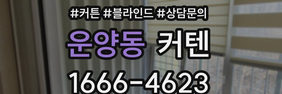 운양동 커텐