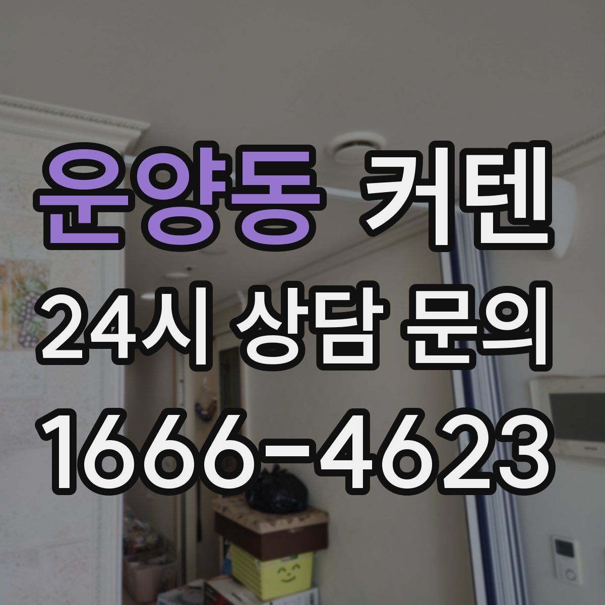 운양동 커텐