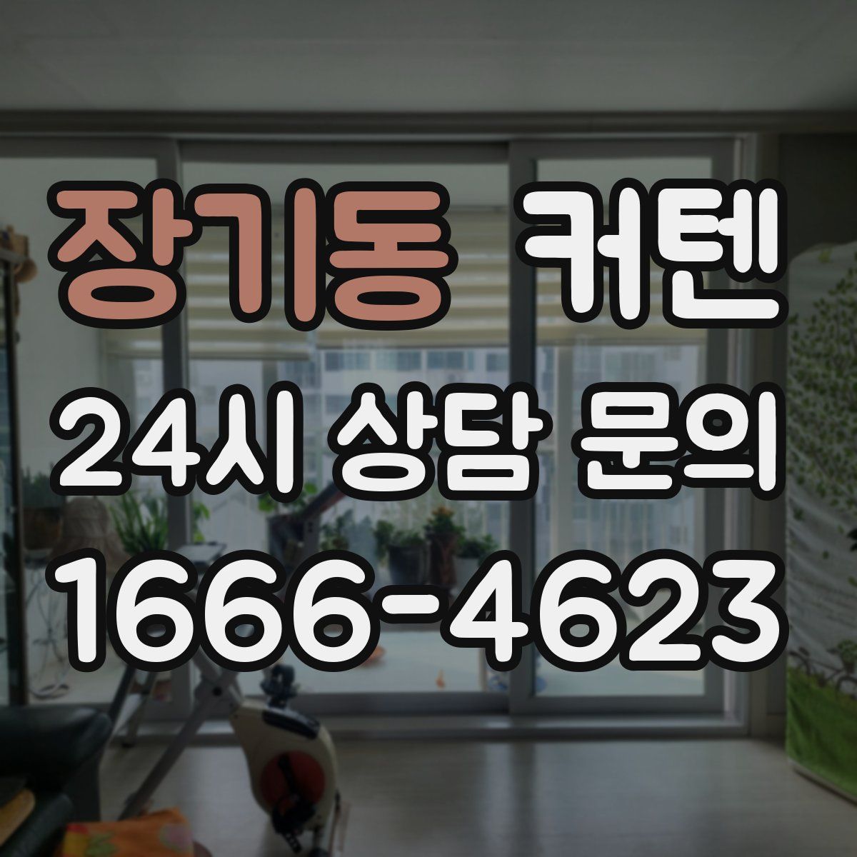 장기동 커텐