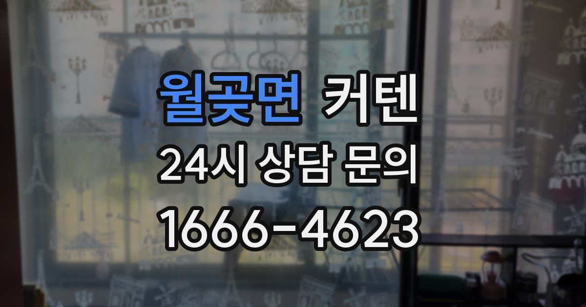 월곶면 커텐