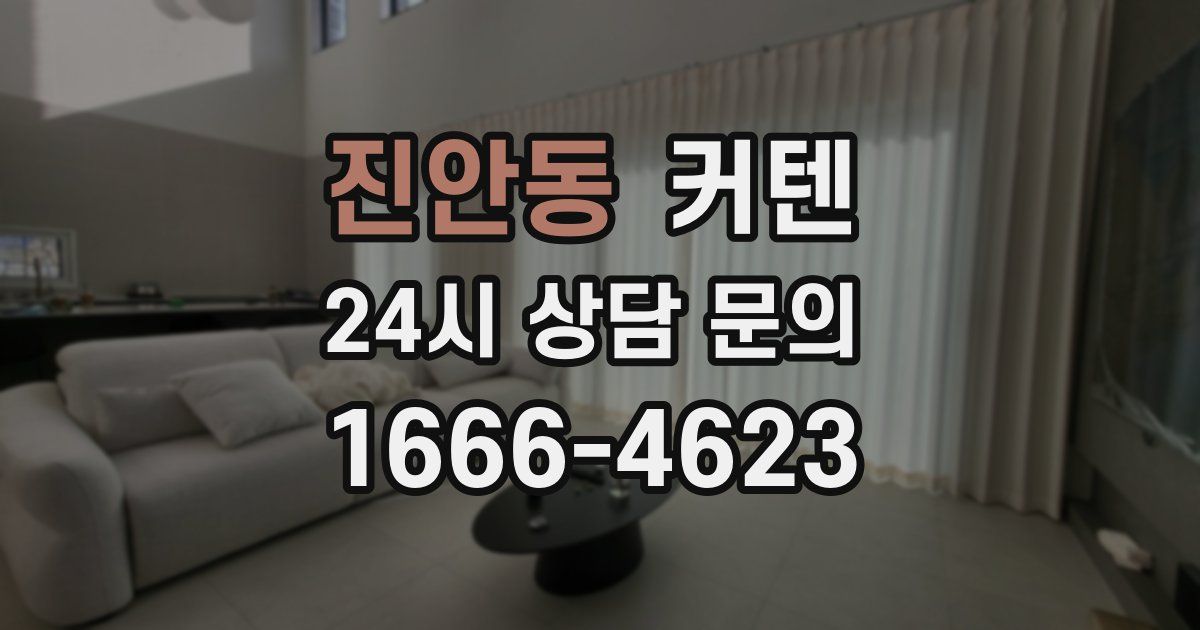 진안동 커텐