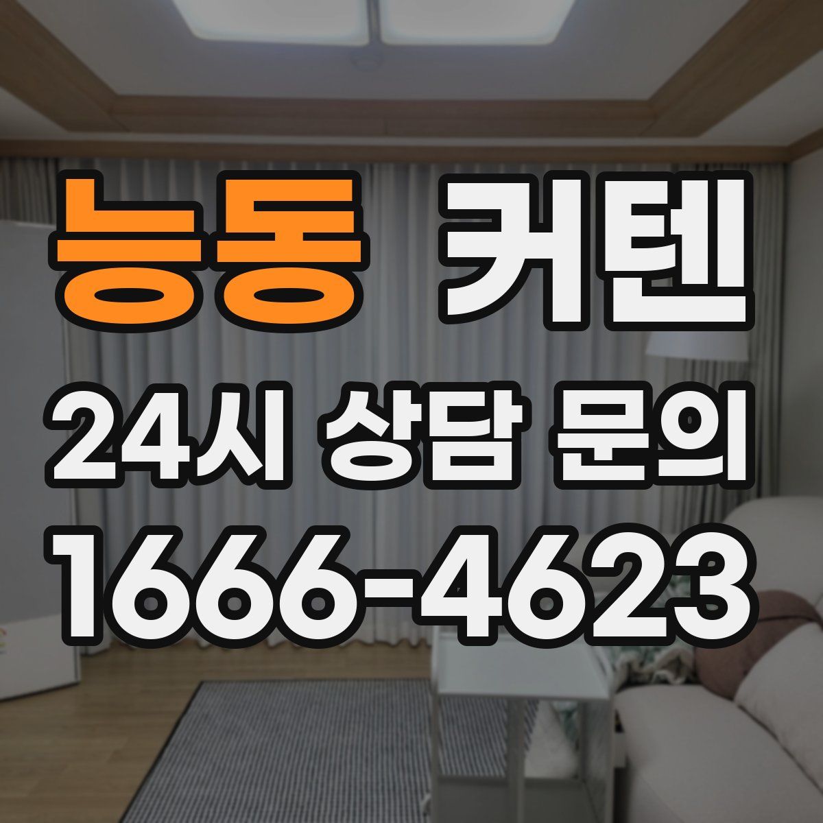 능동 커텐