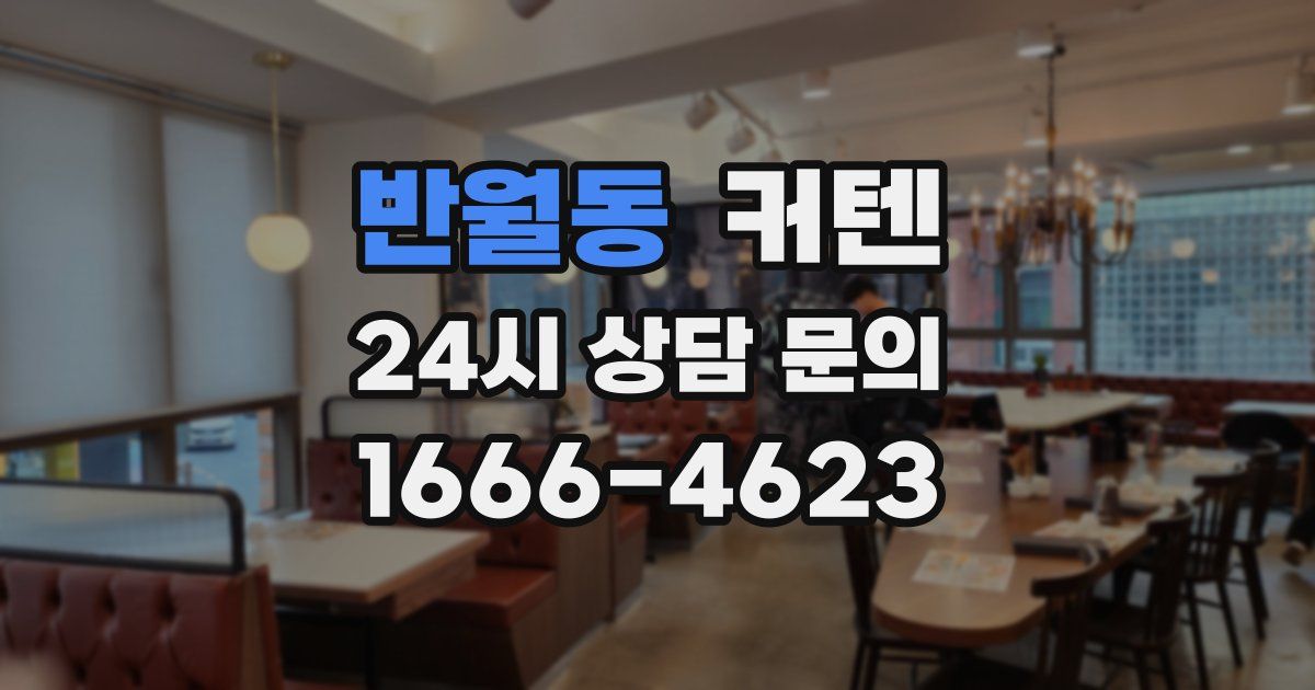 반월동 커텐