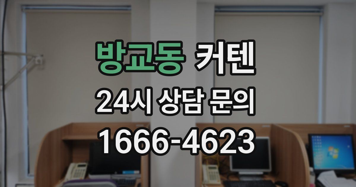 방교동 커텐