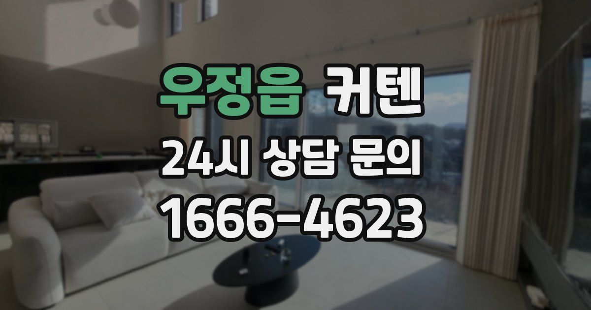 우정읍 커텐