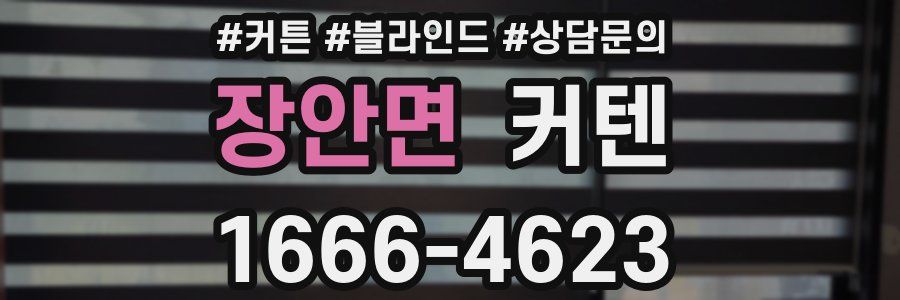 장안면 커텐