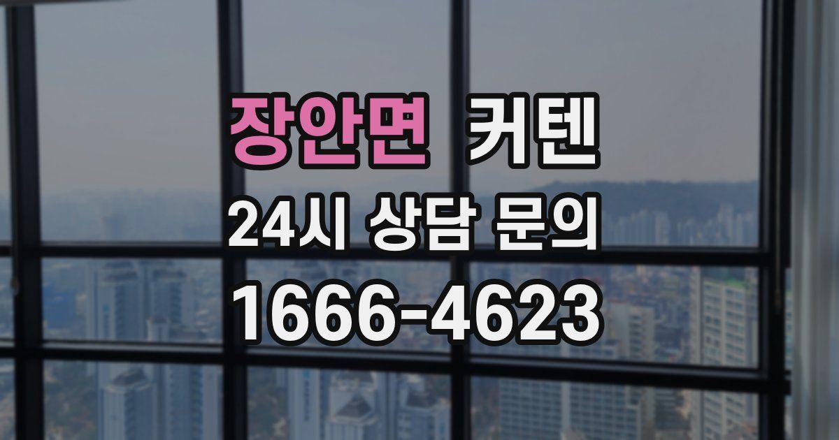 장안면 커텐