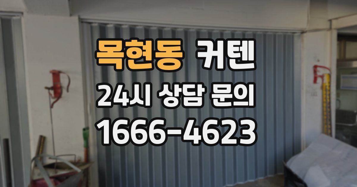 목현동 커텐