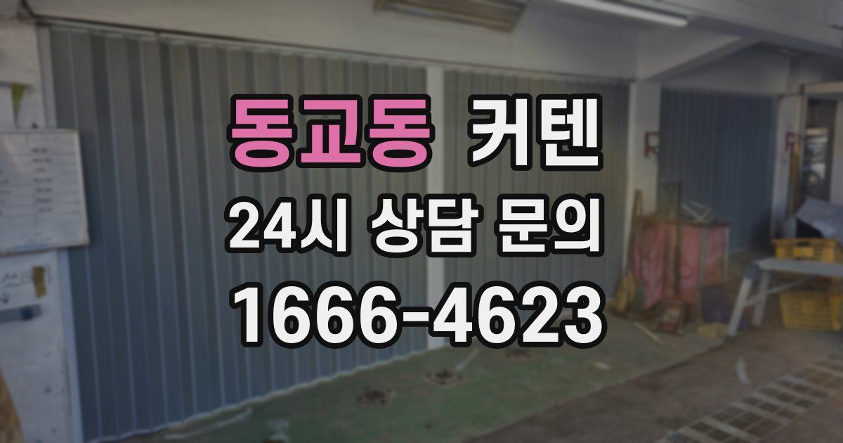 동교동 커텐
