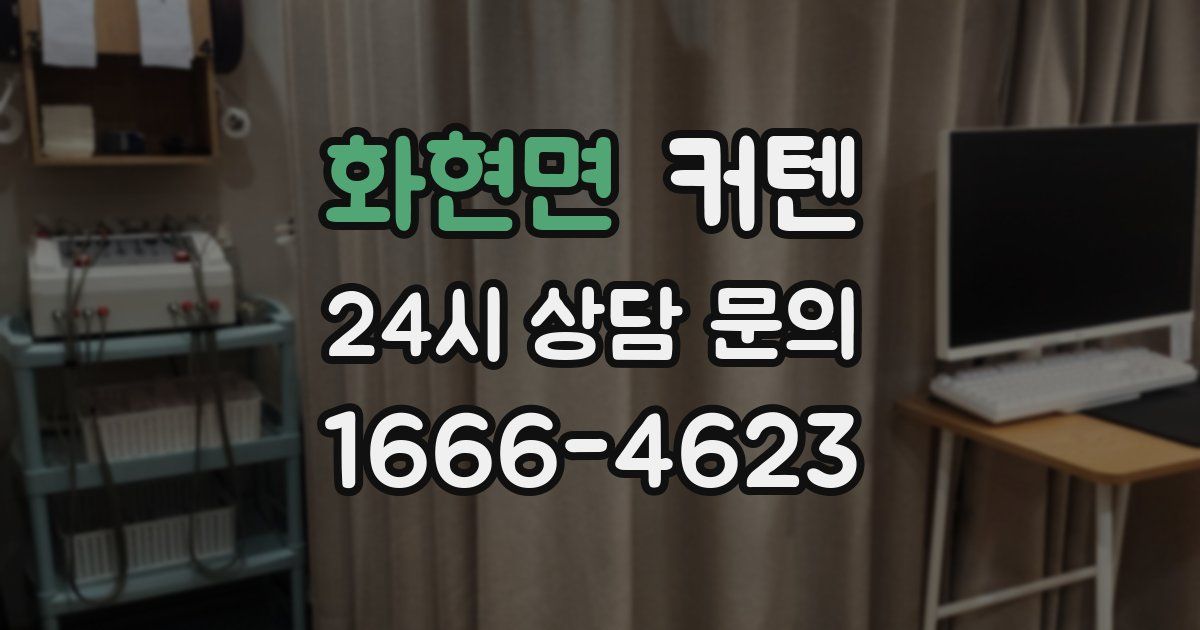화현면 커텐