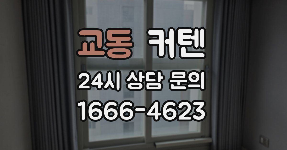 교동 커텐