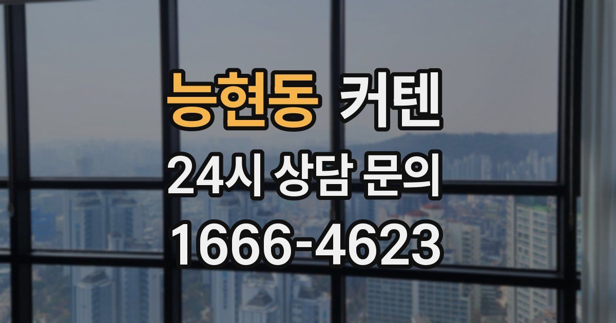 능현동 커텐