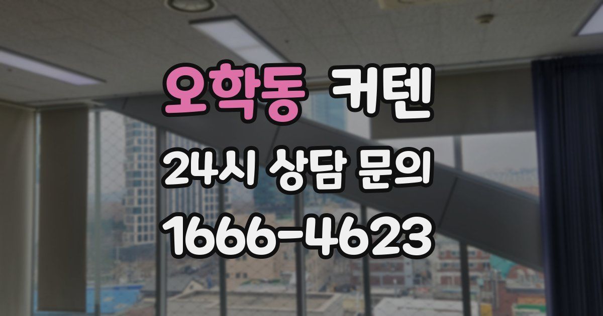 오학동 커텐